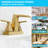 2-handle Bathroom Faucet with Drain Assembly-100098658