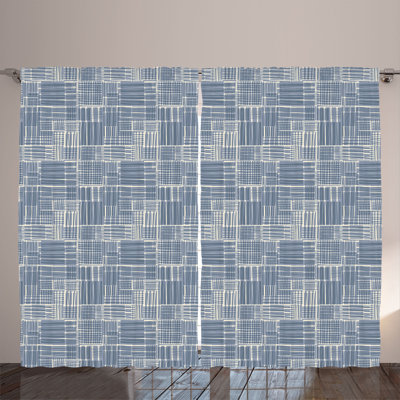 Semi Sheer Curtain Pair