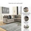 Canapé modulaire 4 pièces Akef-88293118