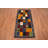 Checkered Wool Gabbeh Oriental Runner Rug 2x5
