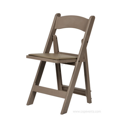 Plastic / Resin Padded Folding Chair Set