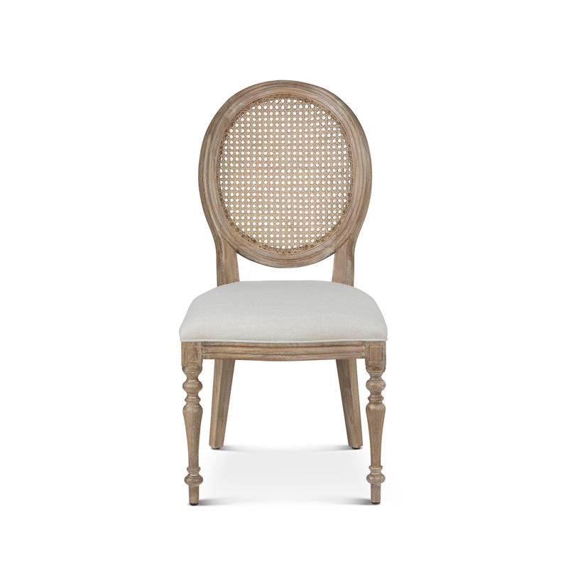 Upholstered Dining Chair, Driftwood