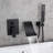 Wall Waterfall Faucet with Diverter