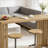 Elegant Wood Kitchen Table,Coffee Table,Rectangular Dining Table