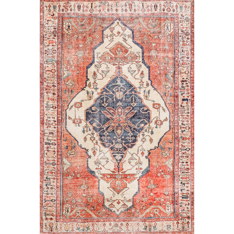 Oriental Indoor Rug, Rectangle 5'3" x 7'3"