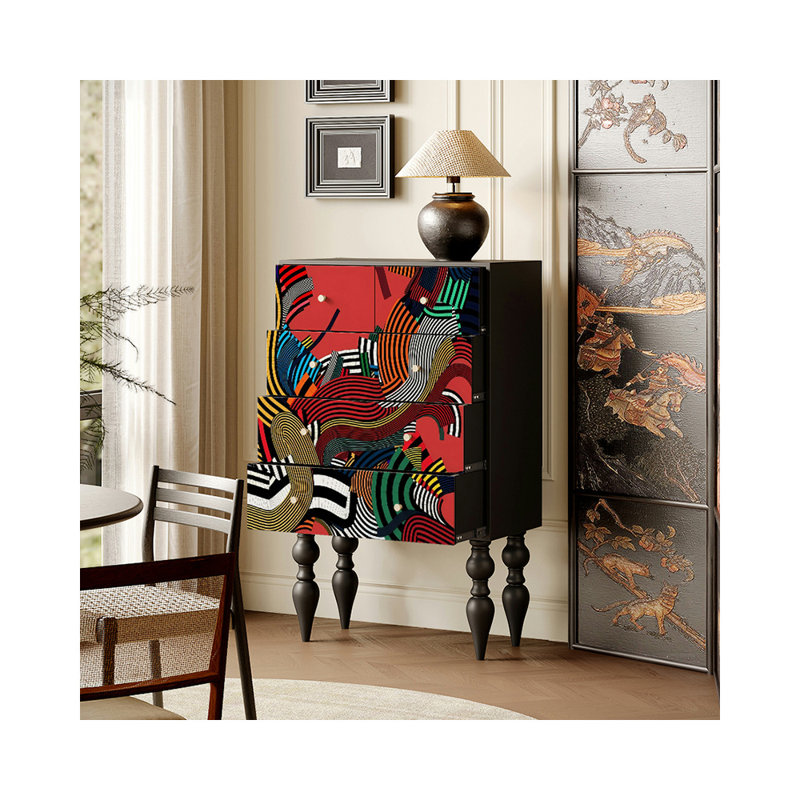 Bibliothèque de style français rétro