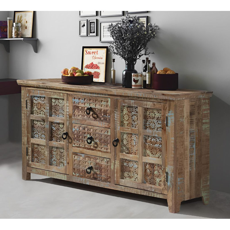 Dillion 135cm Solid Wood Sideboard