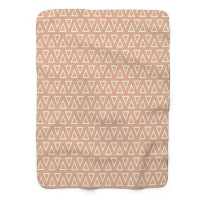 Corail ombre - couverture sherpa de qualité supérieure 1 pièce