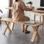 Banc en bois massif Burlywood
