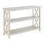  Table d'entrée contemporaine en bois blanc antique