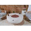 Eclipse 44" Dia x 17" H Round Concrete Outdoor Fire Pit Table-1741995629-1741830871