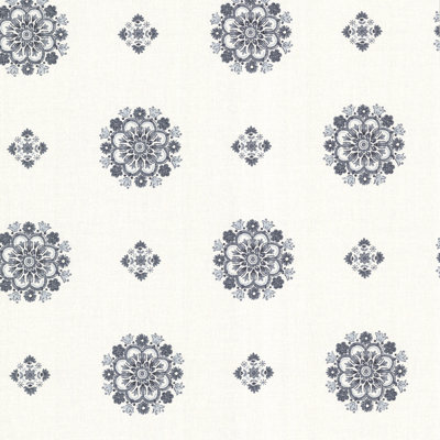 Papier peint en relief floral 3d 33 pi x 20,5 po Johna