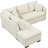 Beige Bed With Pull Out Design, Movable And & Power Sockets 82.6" L-shaped Sleeper , , Power, Decor