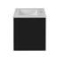 24Inch Wall Mounted Floating Cabinet W/Double Drawer, Floating Rectangular Vanity Small Bathroom Sink With Single Faucet Hole And Overflow, Modern Bathroom Cabinet With Ceramic Basin Sink-1323634205