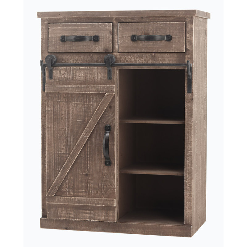Shellman Accent Cabinet, Rustic Natural