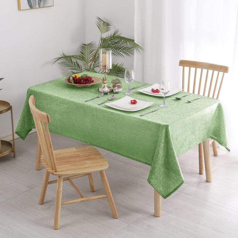 Rectangle Tablecloth Wrinkle And Stain Resistant Washable Table Cloth For Kitchen Dining Room Holiday Table Cover For Dinner