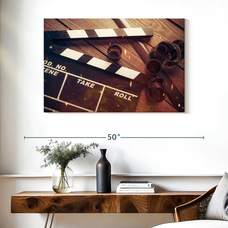 Senne sur le thème du film, H 26 po x l 39 po