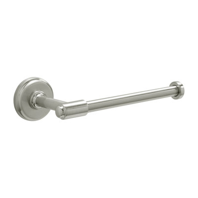 Porte-papier hygiénique Piper Collection - 7-3 / 8 "x 2" nickel satiné - Accessoire de salle de bain moderne Mid-Century