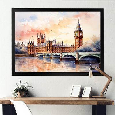 Big Ben London skylines at sunset I - London Wall Art