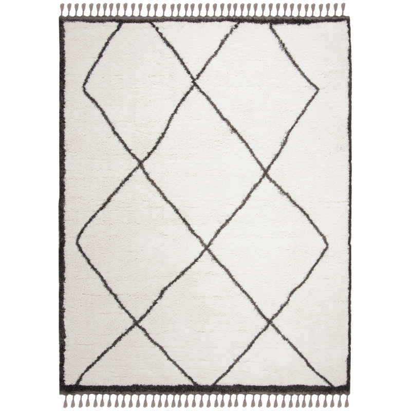Allon Shag 200 Performance Geometric Rug, Rectangle 4' x 6'