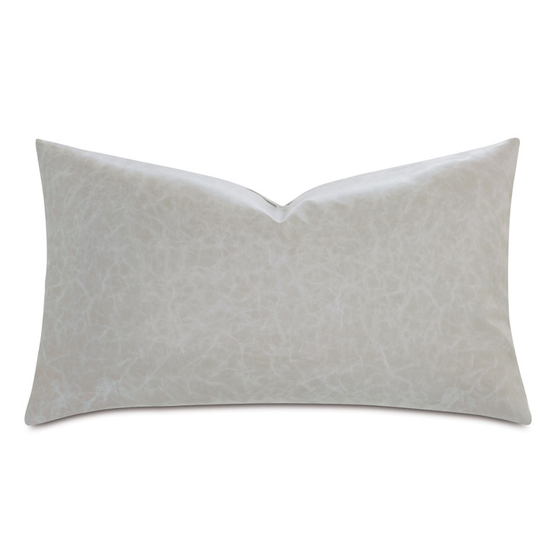 Nevin Lumbar Pillow Cover & Insert, Light Gray, 15"H x 26"W