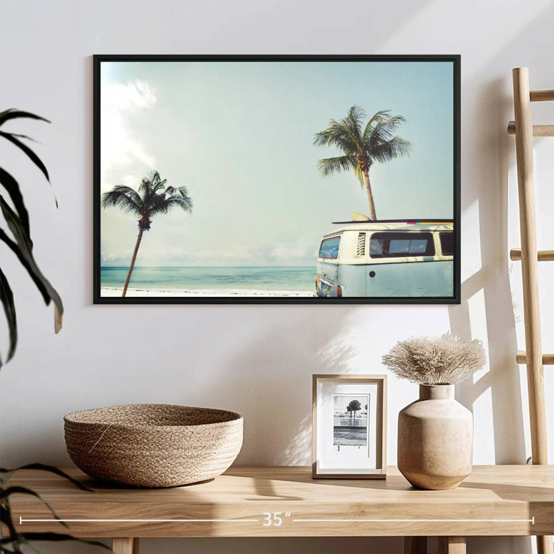 Gillard Retro Surf Van, 17" H x 25" W