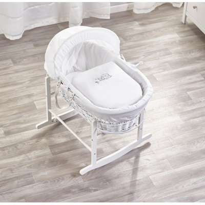 Moses Basket with Bedding with Mattress