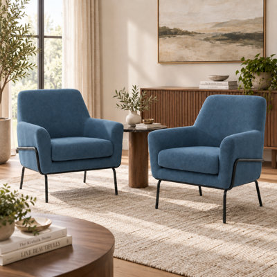 Ensemble de fauteuils rembourrés 2 pièces