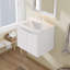 Meuble-lavabo suspendu de 61 cm avec lavabo, lavabo en céramique de 2 cm, armoire en contreplaqué, portes doubles à fermeture amortie-1334763873-1334763874