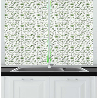 Floral Kitchen Curtain