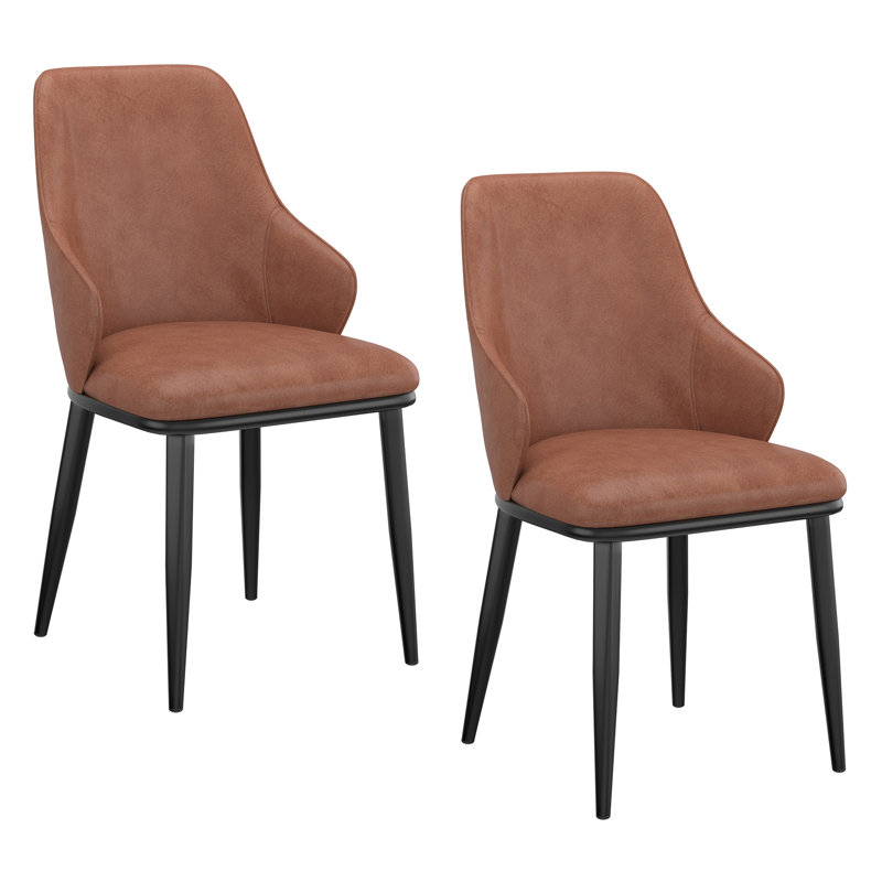Chaise d'appoint rembourrée en tissu Leonikos