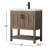 Larangera 30" Single Bathroom Vanity with Ceramic Top-123862365