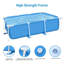 Plastic Rectangle Inflatable Pool 26'' H x 118'' W x 79'' L