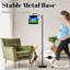 Lampe sur pied à arc avec abat-jour réglable Ballon de soccer incandescent Stade stade Veilleuses à effets de mouvement Lampe sur pied 3 températures de couleur Dimmable Lampe sur pied avec interrupteur au pied pour la chambre à coucher