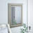 Painesville Solid Wood Rectangle Wall Mirror