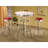 Chrome Bar Height Stool (Set of 2)-820688119