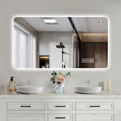 Miroir mural à DEL pour l'intérieur