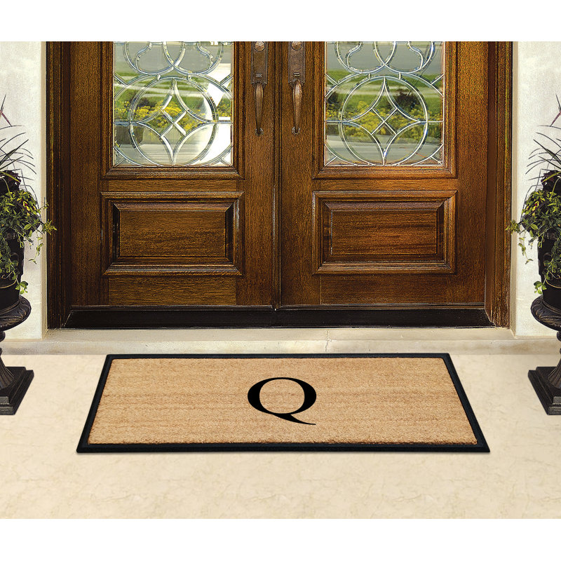 Tapis de porte double antidérapant Albertina, Q