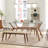 Alxander Glass Top Dining Table
