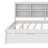 Wooden Full Size Daybed With Trundle Bed, Includes Storage Shelf & USB Charging Ports