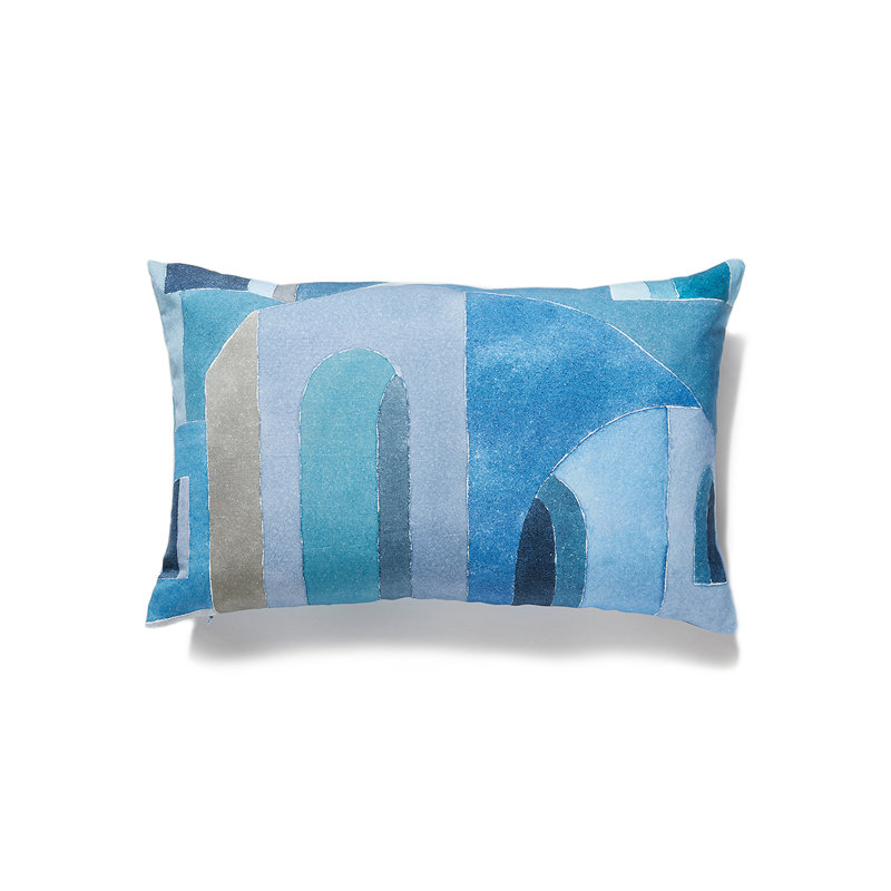 Sahara Lumbar Pillow Cover & Insert, Mediterranean