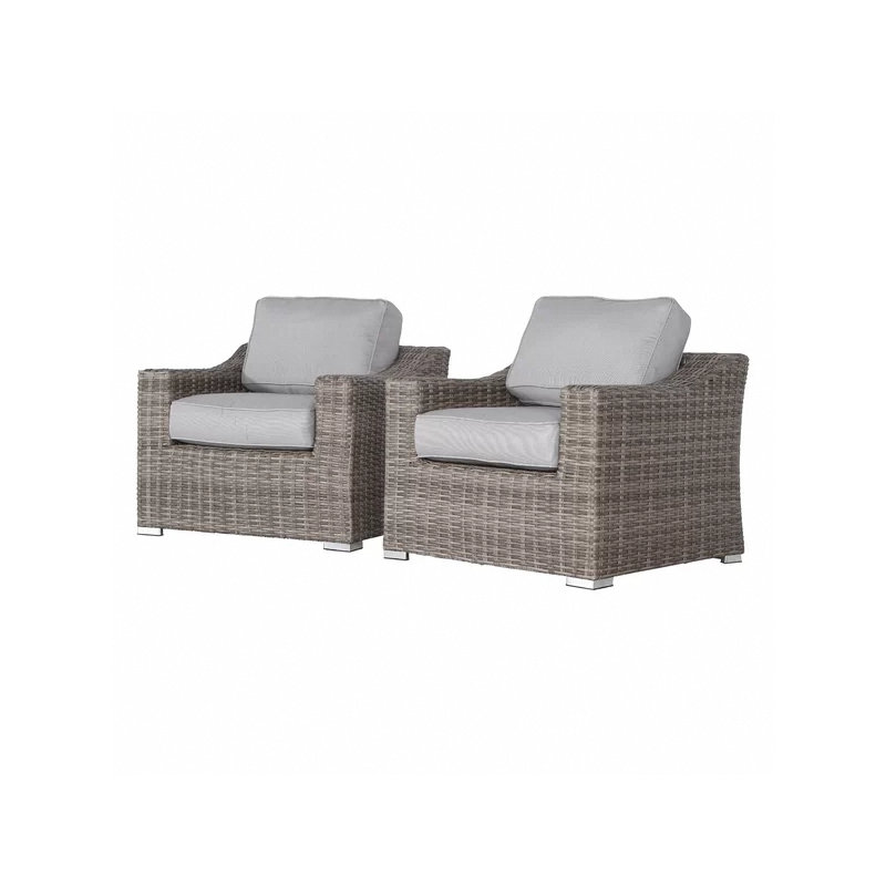 Chaise de patio avec coussins 2