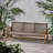 Comfortable Outdoor Seating - Wood And 3 Seater Natural Material Design-1962806816