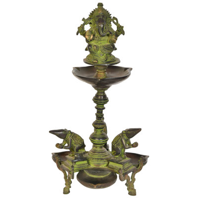 Bougeoir de table en laiton 14,4 po