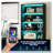 70.87" Black 5-Tier LED Library Bookshelf With Heavy Duty Storage