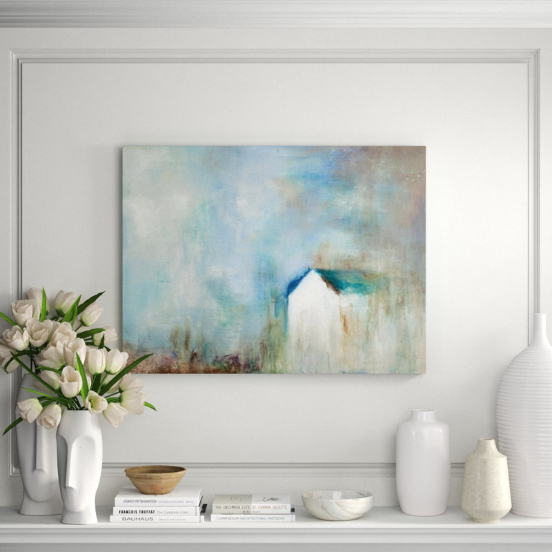 Fading Barn II Painting by Beverly Fuller, Outdoor, 40" H x 53" W