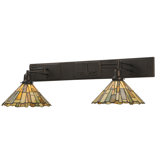 Greenbriar Oak 2 - Light Outdoor Armed Sconce
