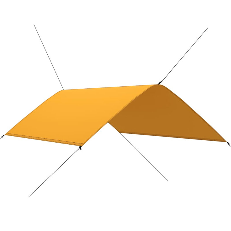 Rexdale 2.85m x 3m Rectangular Shade Sail, Yellow
