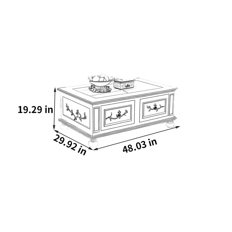 Table basse American Country