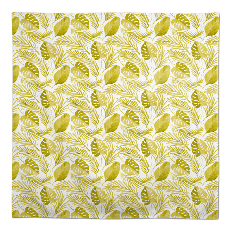 Toussaint Floral Cotton Blend Square Tablecloth